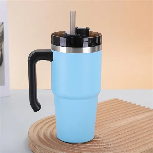 20 oz Stainless Steel Vacuum Double Wall Mug with Handle