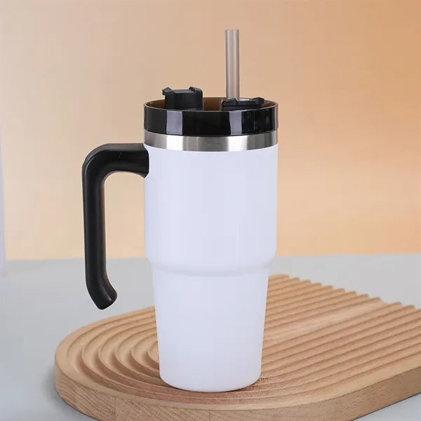 20 oz Stainless Steel Vacuum Double Wall Mug with Handle