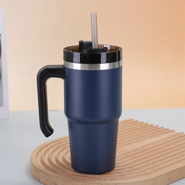 20 oz Stainless Steel Vacuum Double Wall Mug with Handle