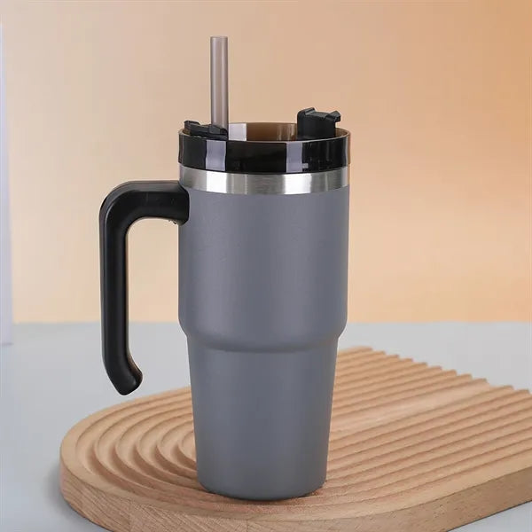20 oz Stainless Steel Vacuum Double Wall Mug with Handle
