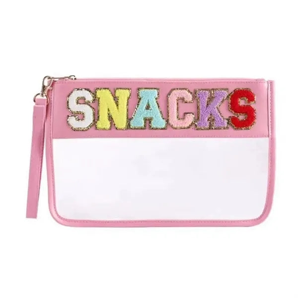 Waterproof Clear Nylon Preppy Patch Pouch