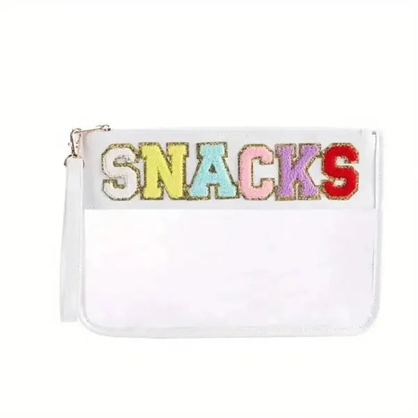 Waterproof Clear Nylon Preppy Patch Pouch
