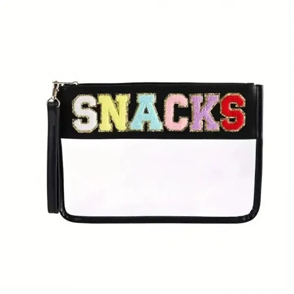 Waterproof Clear Nylon Preppy Patch Pouch