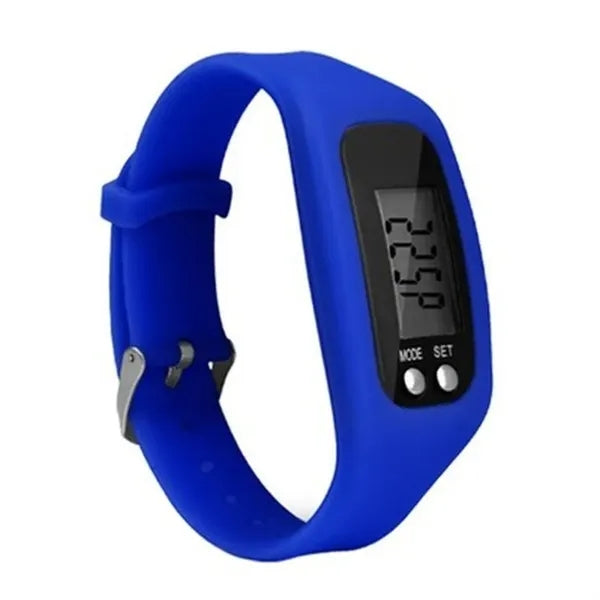 Silicone Electronic Pedometer Watch