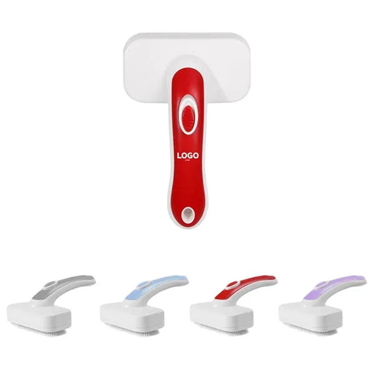 Self Cleaning Slicker Brush - Skin Friendly Tool for Pets