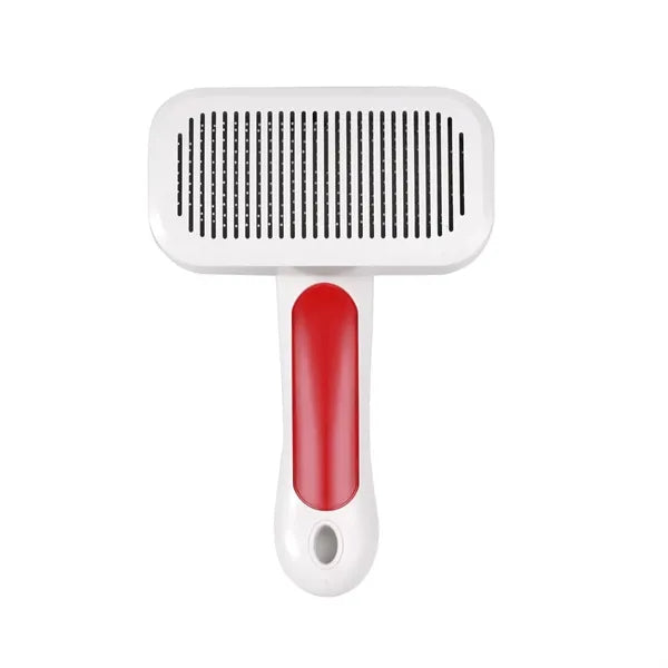 Self Cleaning Slicker Brush - Skin Friendly Tool for Pets