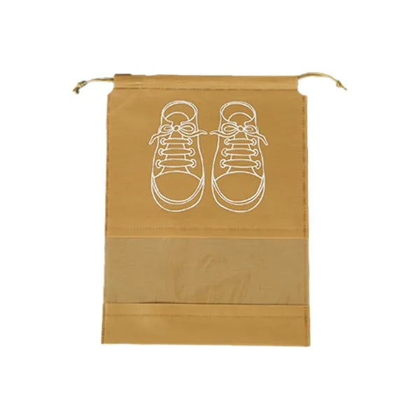 Non-Woven Travel Drawstring Shoes Bag