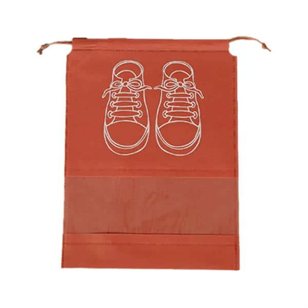 Non-Woven Travel Drawstring Shoes Bag