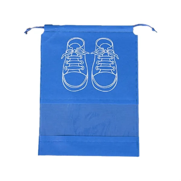 Non-Woven Travel Drawstring Shoes Bag
