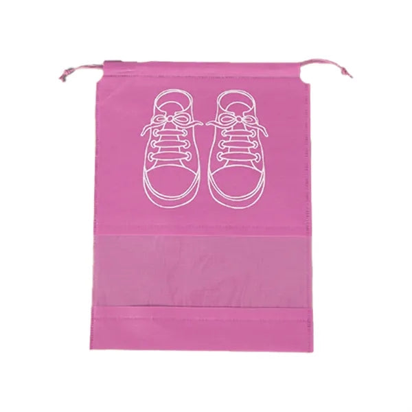 Non-Woven Travel Drawstring Shoes Bag
