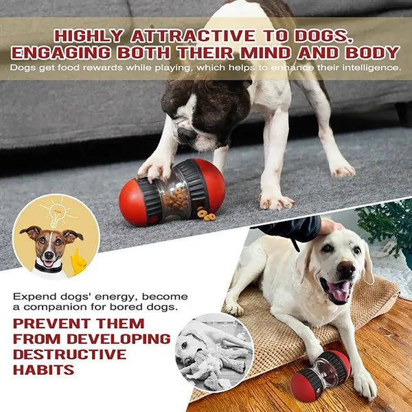 Adjustable Treat Dispensing Ball with Slow Feeder Design