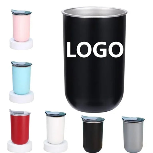 A 10 OZ Stainless Steel Portable Cup With A Lid