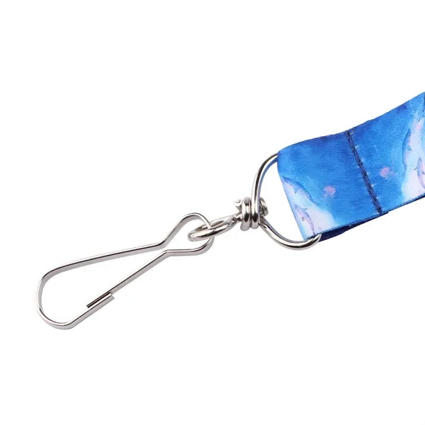 3/4" Polyester Lanyards For ID Badges W/ Attachment Hook