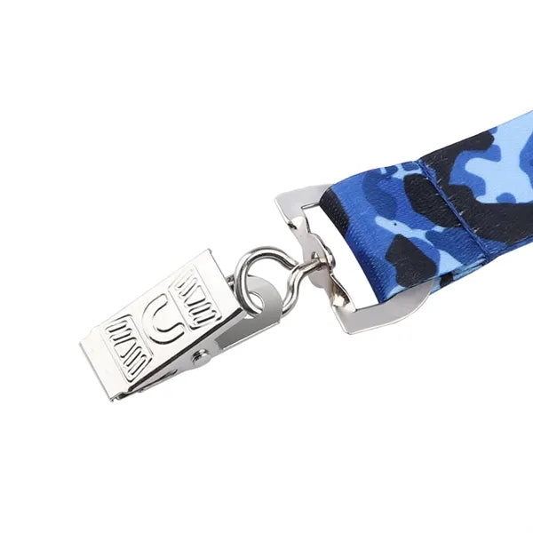 3/4" Polyester Lanyards For ID Badges W/ Attachment Hook