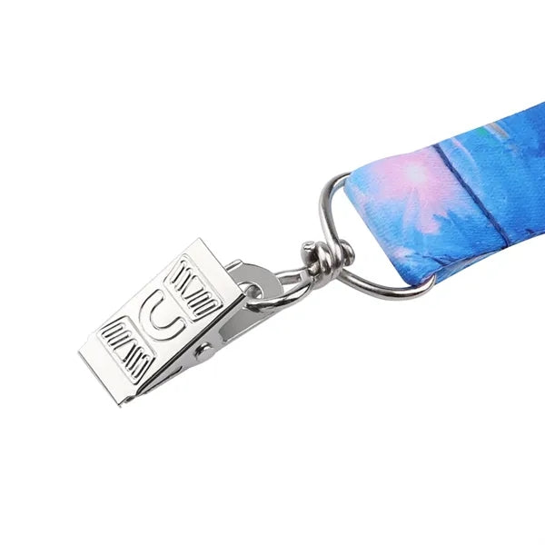 3/4" Polyester Lanyards For ID Badges W/ Attachment Hook