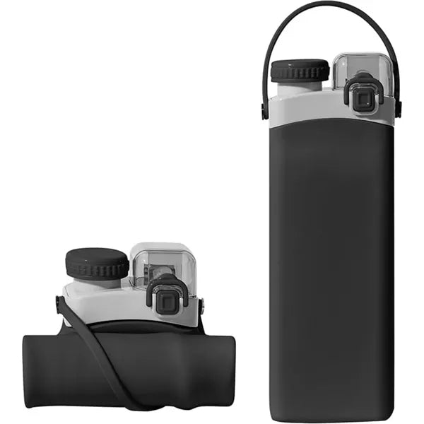 Foldable silicone water bottle 20 oz