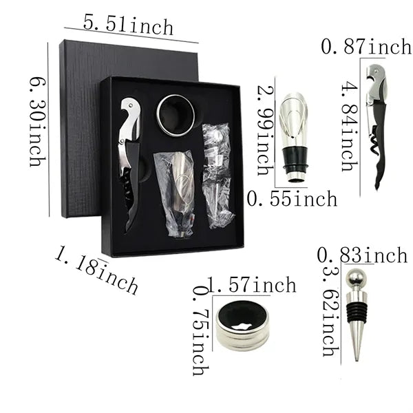 Wine Tool Set w/ Corkscrew Accessories