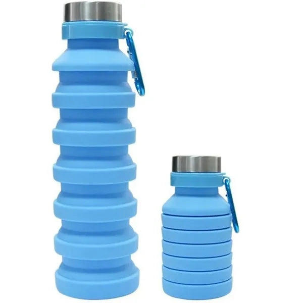 Reuseable BPA Free Silicone Foldable Water Bottles
