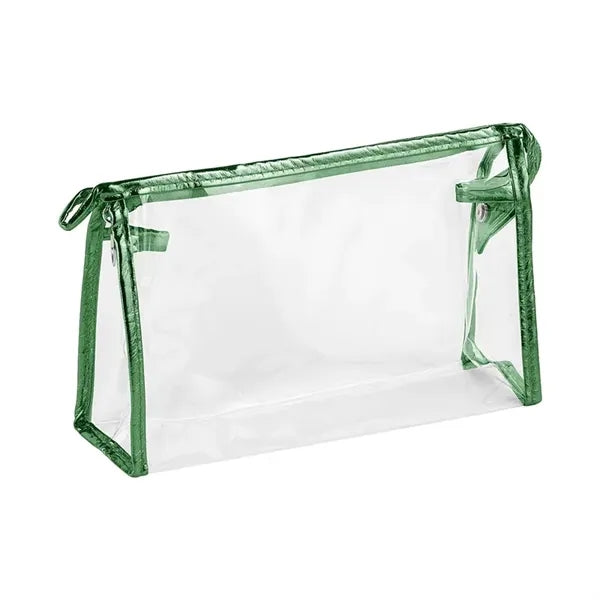 Clear PVC Clutch Bag with Zipper