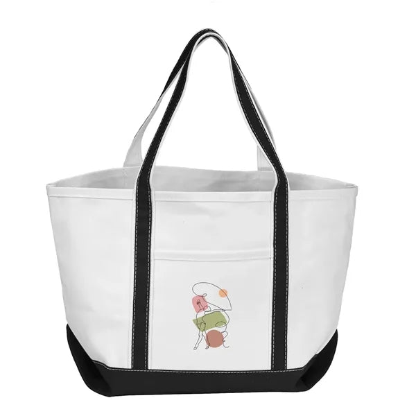 Open Canvas Boat Bag