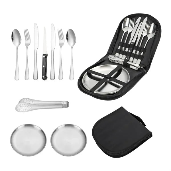 Portable Outdoor Cutlery Set for Picnic