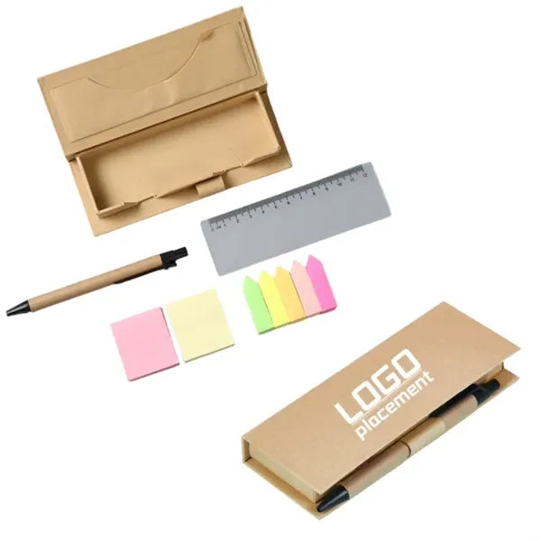 Eco-friendly kraft paper memo box set