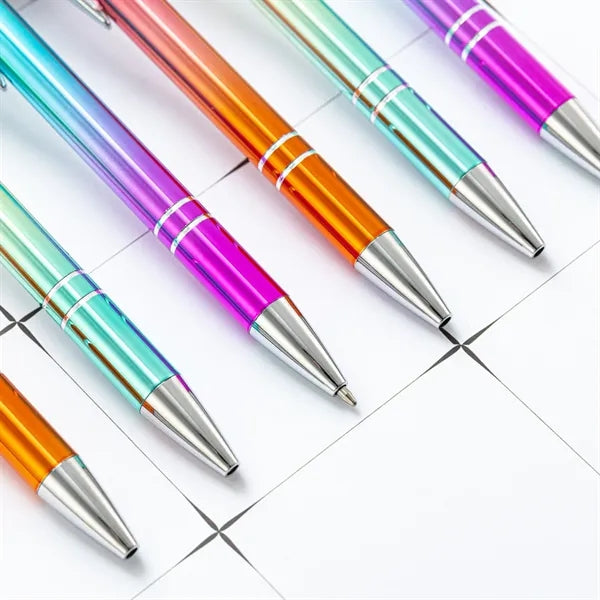 2 in 1 Gradient Metal Stylus Ballpoint Pen