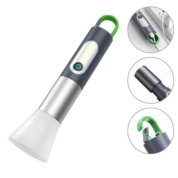 New LED Torch Light Tactical Flashlight with Hooks