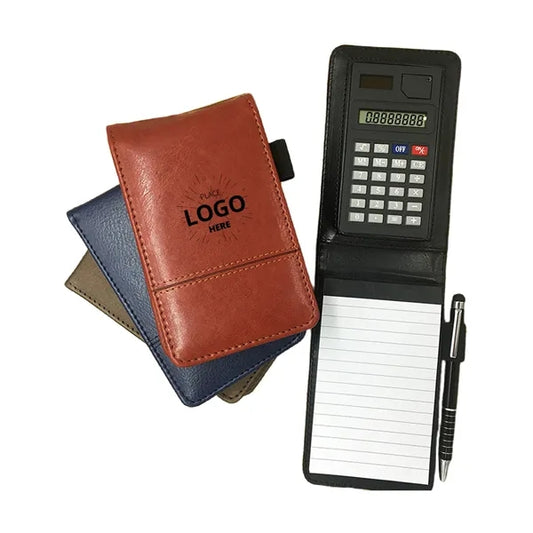 A7 Business Notebook With Calculator And Pen Holder