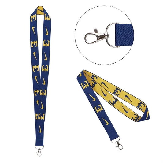 1" Custom Polyester Lanyard for ID Badges W/ Lobster Cl