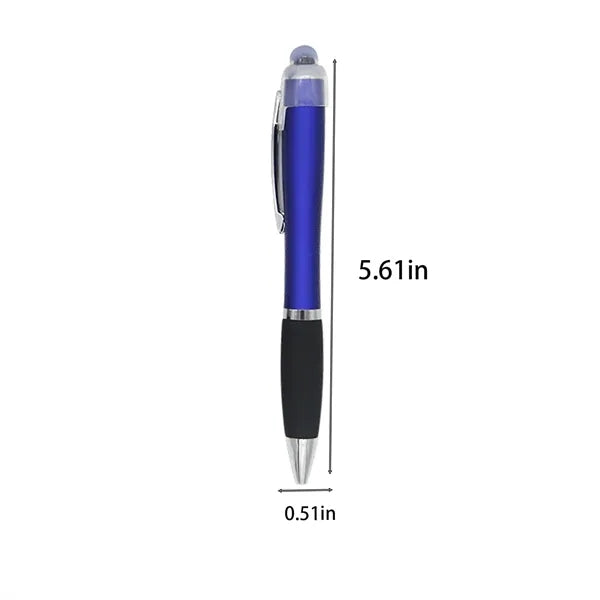 LED Logo Stylus Ballpoint Pen