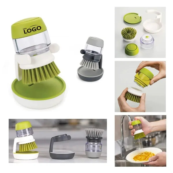 Multifunctional Soap Dispensing Brush