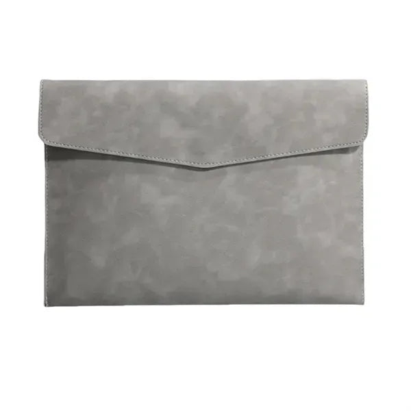 High Capacity Faux Leather Briefcase - Stylish Bag