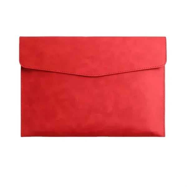 High Capacity Faux Leather Briefcase - Stylish Bag