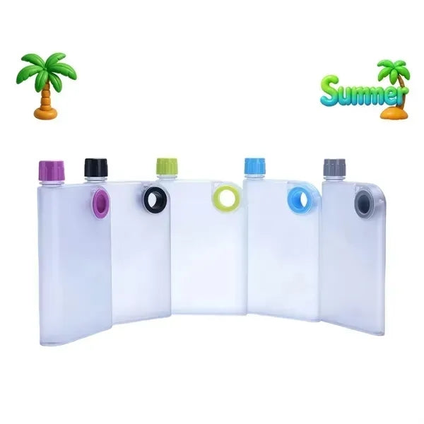 Clear Slim Water Bottle - BPA-Free Hydration Flask