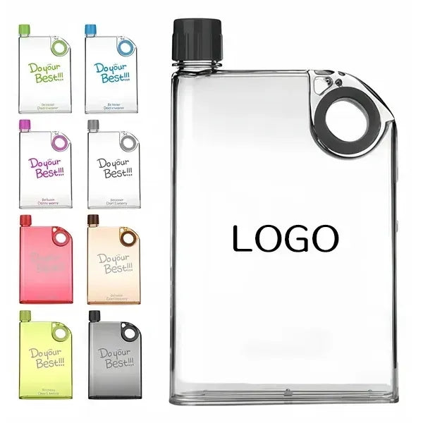 Clear Slim Water Bottle - BPA-Free Hydration Flask
