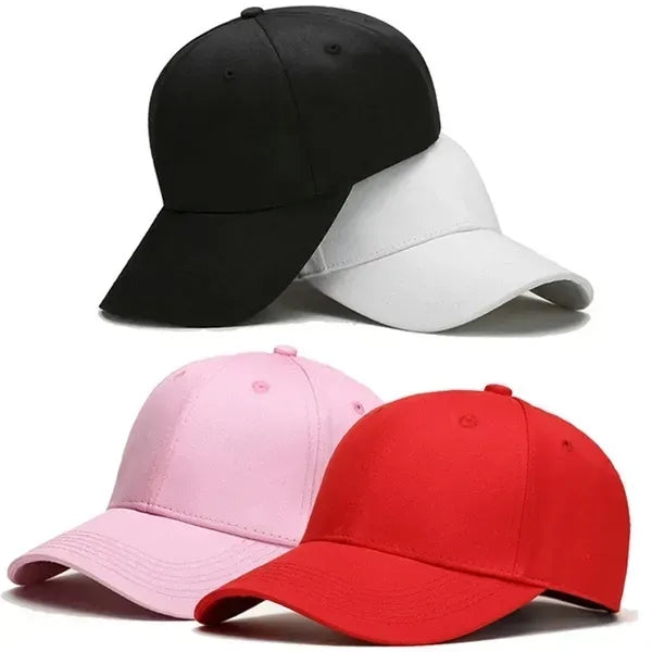 Adjustable Cotton Baseball Cap - Custom Fit Hat