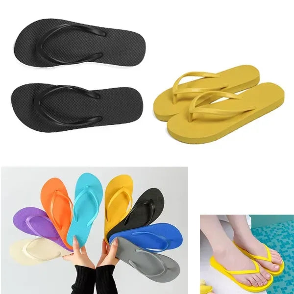 PVC Rubber Adult Bathroom Shower Beach Slipper Flip Flops