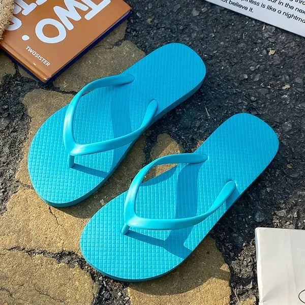 PVC Rubber Adult Bathroom Shower Beach Slipper Flip Flops