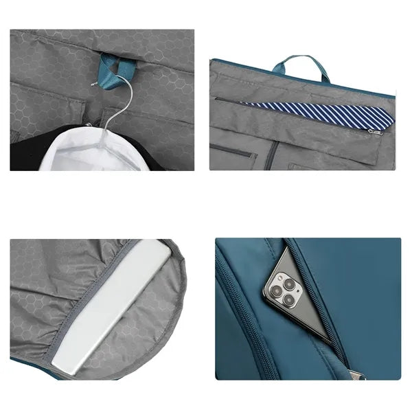 Nylon Travel Duffel With Independent Shoe Compartment Bag