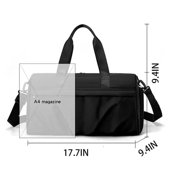 Oxford Cloth Dry And Wet Separation Fitness Bag