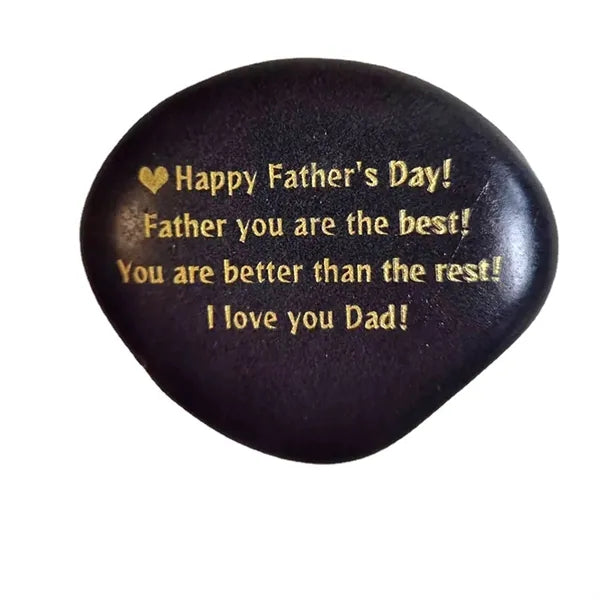 Engraved Natural Decorative Pebbles