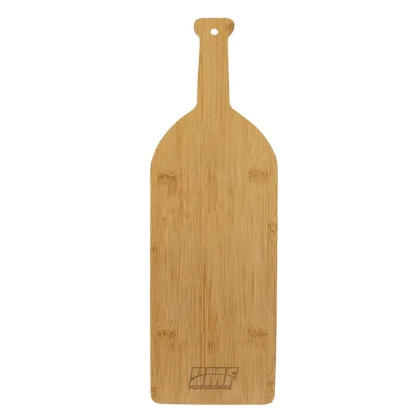 Wine Bottle Bamboo Cutting Board