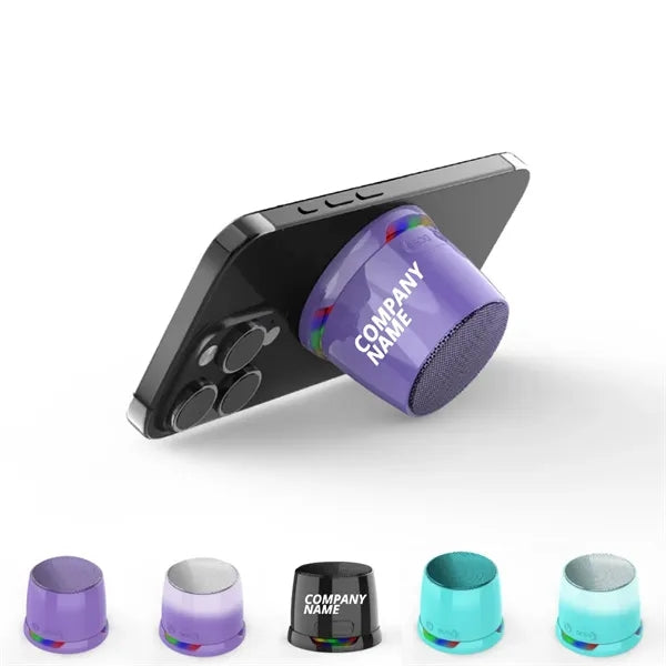 Mini Bluetooth Speaker with Magnetic & Phone Holder