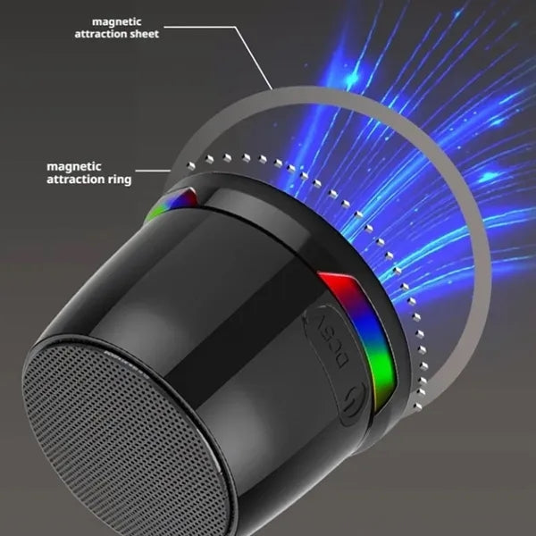 Mini Bluetooth Speaker with Magnetic & Phone Holder