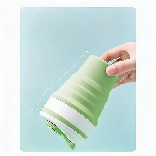 Silicone folding cup