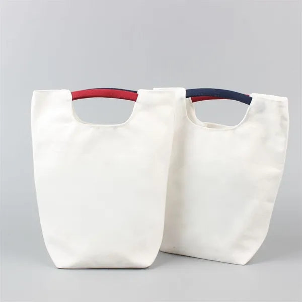 Hand-held canvas bag