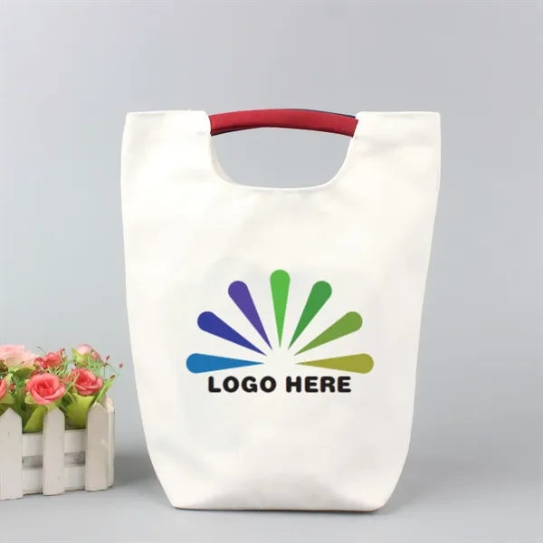 Hand-held canvas bag