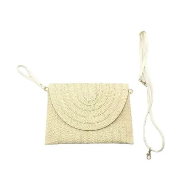 Straw Clutch Handbag
