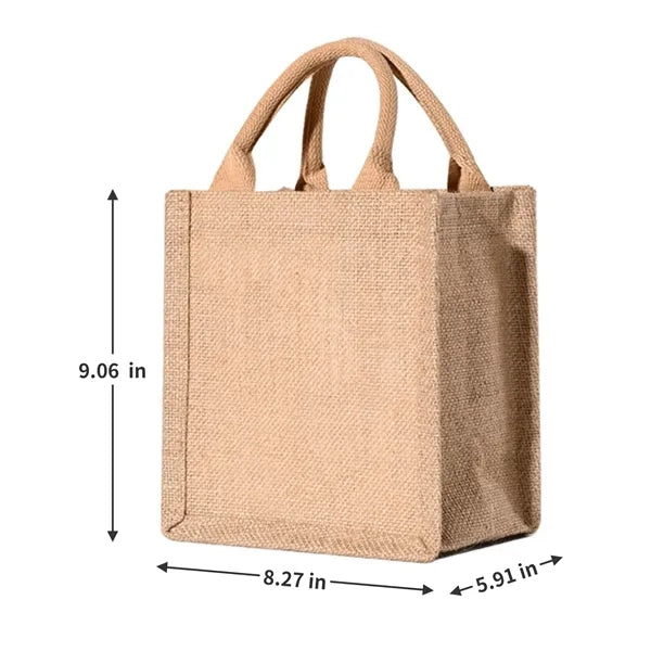 Eco-Friendly Jute Shopping Tote Bag